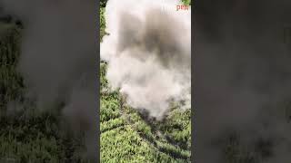 Уничтожениеа Т-72Б3 с ПТРК Javelin возле Марьинки