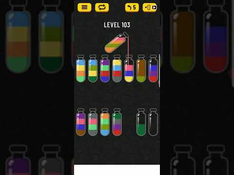 Soda Sort Puzzle Color Water Game Level 103 WalkThrough Solution Gameplay