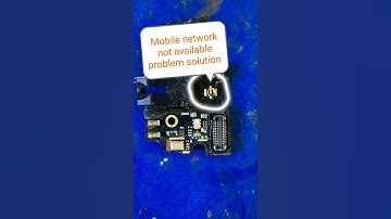 mobile network not available problem solution #mobilerepairing