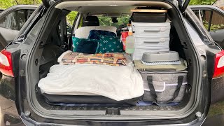 Car Camping | Solo Camping Trip #2 | Female Traveler with Dogs | Compact SUV Chevy Equinox