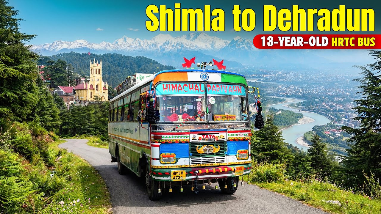 Shimla to Dehradun in a 2012 Model HRTC Bus | Complete Travel Guide | Himbus