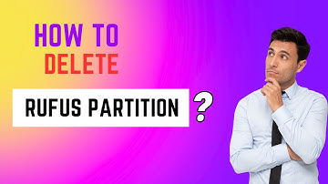How to delete RUFUS partition created while inserting pendrive in windows 10 (2023)