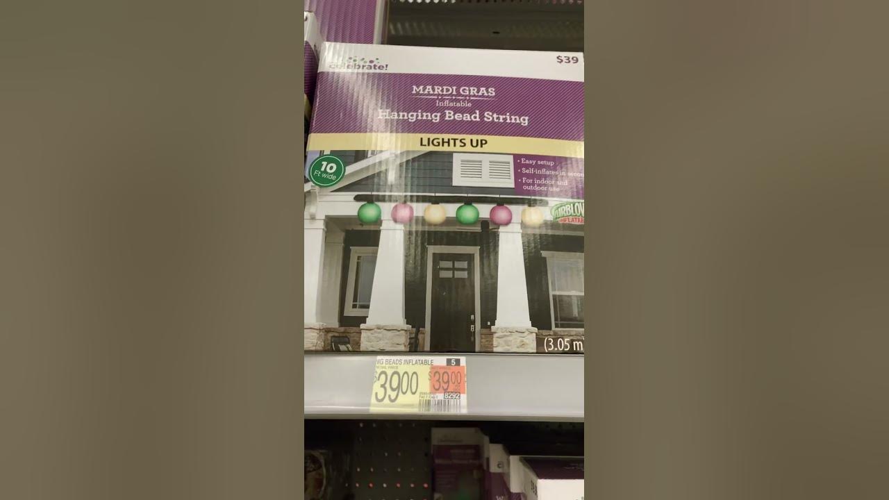 Mardi Gras Walmart inflatables YouTube