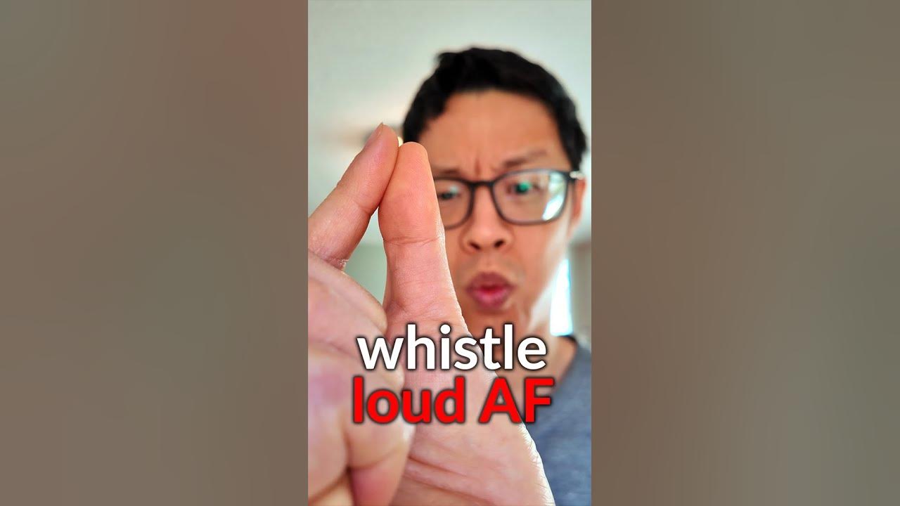 Learning to whistle LOUD AF (Finger Whistle) YouTube
