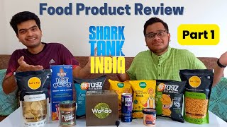 Shark Tank India Food Products Review | Part 1 ( Tagz, Let's Try, Beyond Snacks, Skippi)