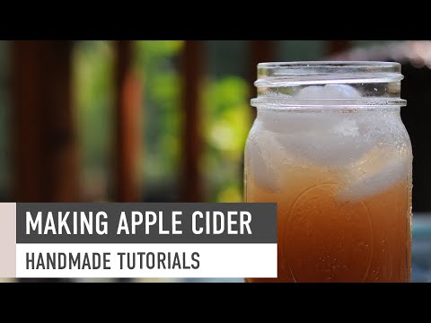 How To Make Apple Cider and Apple Cider Vinegar