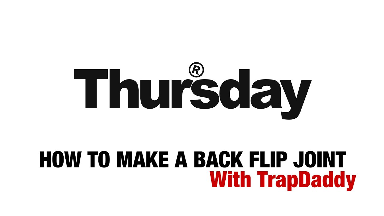 HOW TO MAKE A BACK FLIP JOINT (백플립 조인트 만들기)
