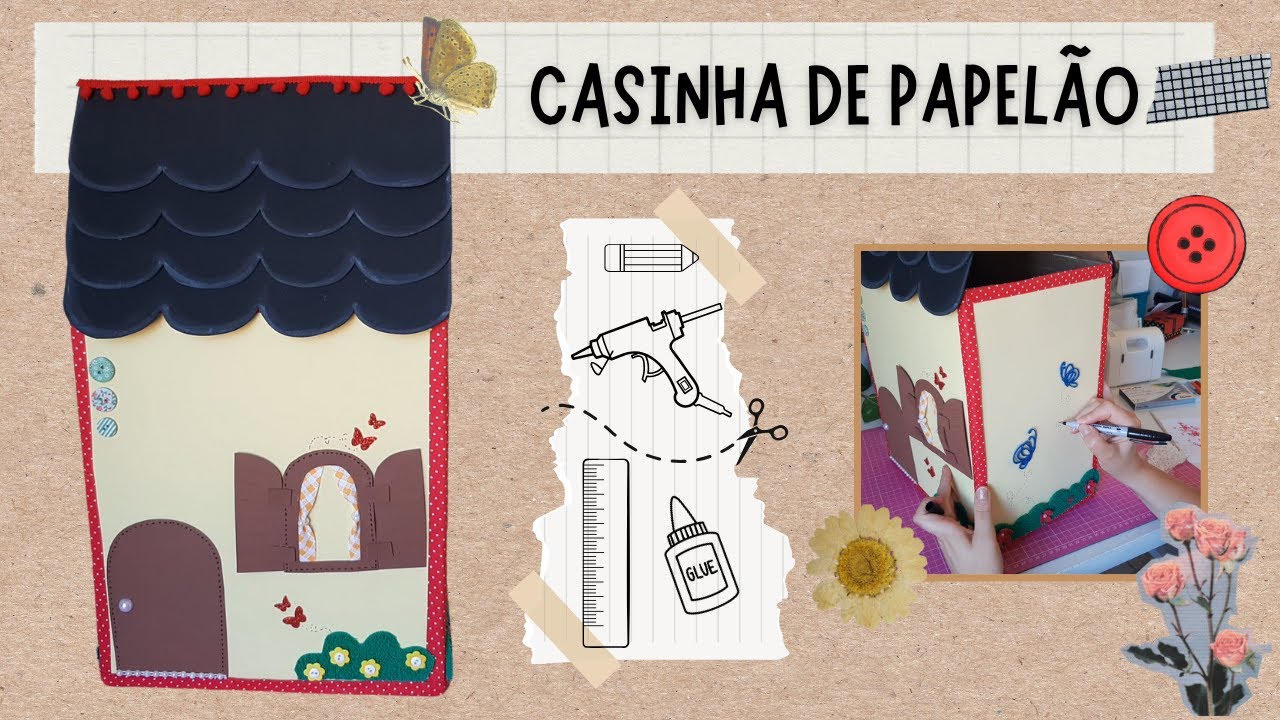 Transformei uma CAIXA de PAPELÃO em um CENÁRIO INCRÍVEL para CONTAR HISTÓRIAS 📦✨
