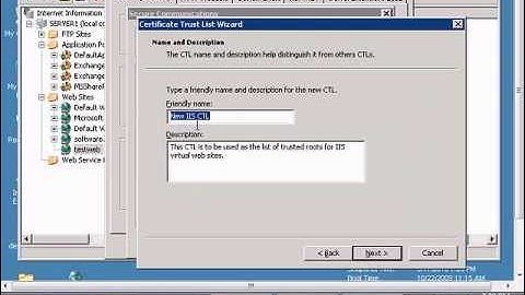 Setup enable certificate trust list for a website in Windows IIS