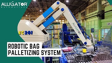 Robotic Bag Palletizing & Conveyor Solution