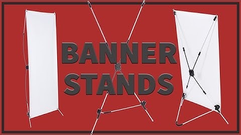 How to Set Up X Banner Stands | Product Assembly | Displays2go®