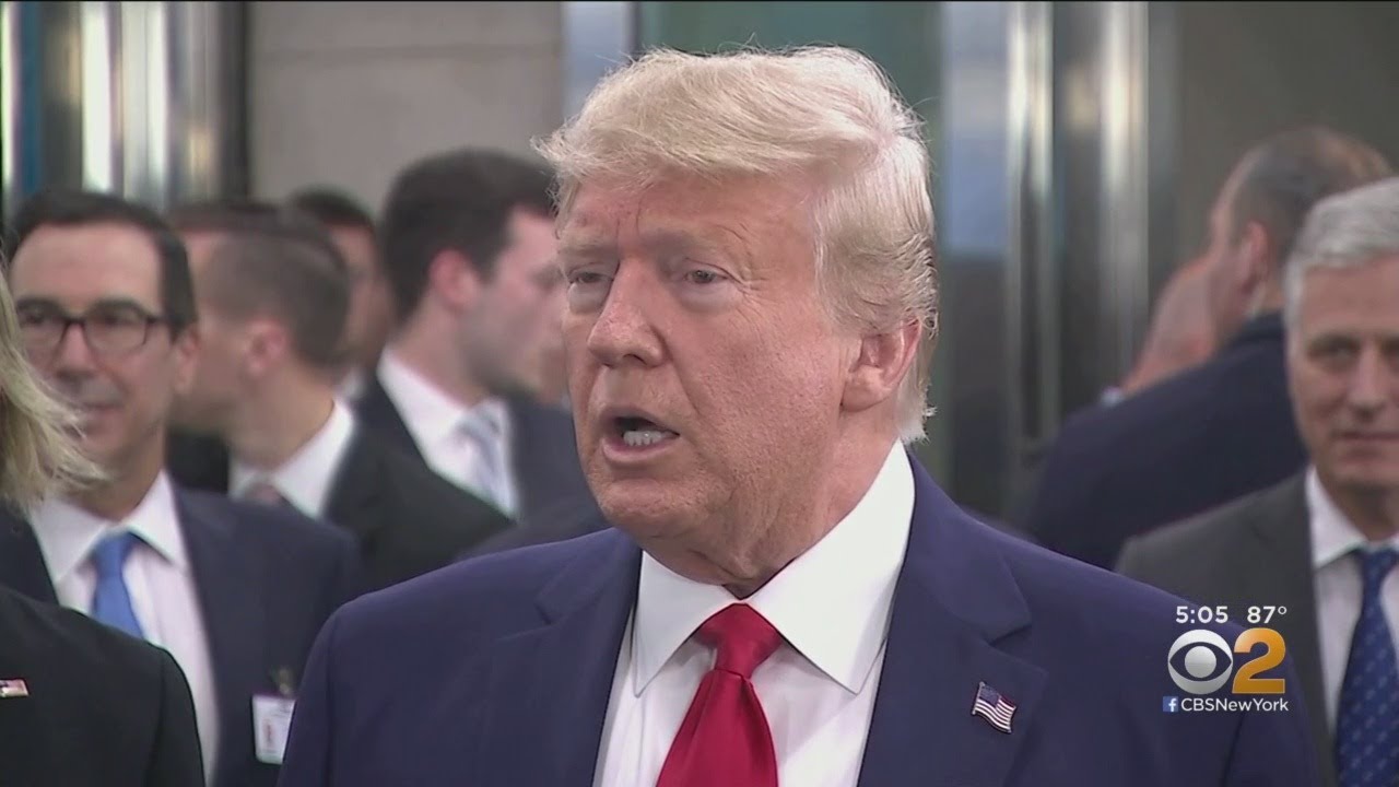 cbs new york weather Trump Addresses Phone Call With President Of Ukraine