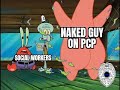 Naked guy hit by a car 911 call only