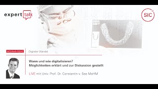 Webinar I Wann und wie digitalisieren? Mit Univ. Prof. Dr. Constantin v. See MaHM by SIC invent 2,790 views 3 years ago 1 hour, 10 minutes
