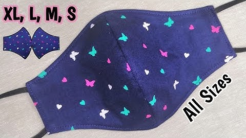 All Sizes | 3 layers Face Mask Sewing Tutorial | Face Mask Making at Home | Mask making | DIY Mask