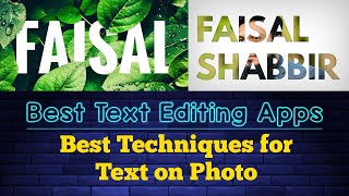 Best Text Editing Apps For iPhone/Android | Text on Photo/Picture Techniques Effects screenshot 3