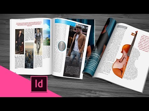 Indesign CC tutorial | designing magazine page