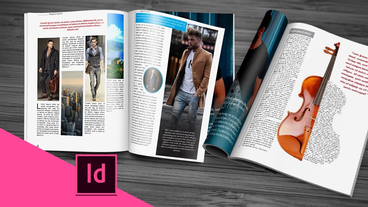 Indesign Cc Tutorial Designing Magazine Page Youtube