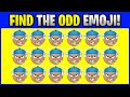 FIND THE ODD EMOJI! O15052 Find the Difference Spot the Difference Emoji Puzzles PLO