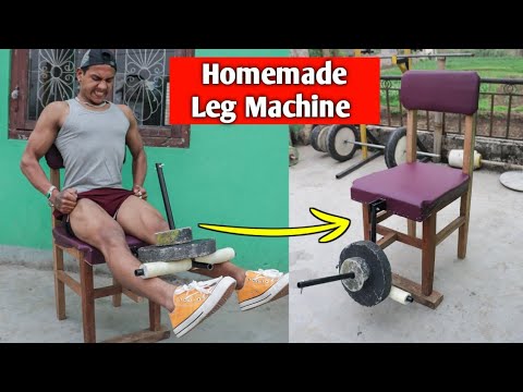 How to Make Homemade Leg Extension Machine - Homemade leg machine | Anish