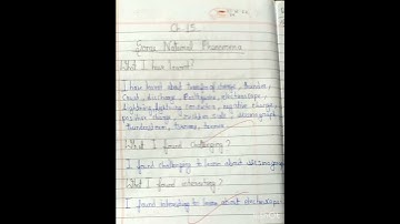 Class 8 Science ch 15 Some Natural Phenomena (learner