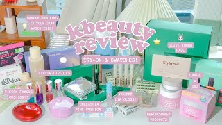 TRY-ON REVIEW: Tirtir Cushion, Unleashia, Olive Young | Huge Kbeauty Haul & Unboxing💡 dicadaily