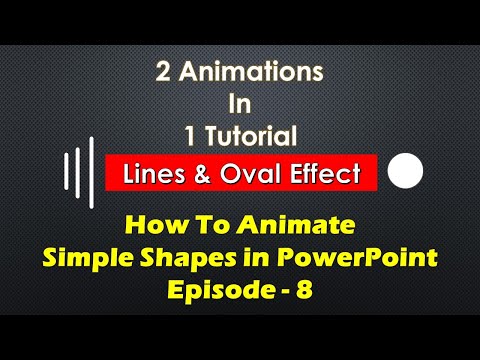 Lines and Oval Motion Paths: PowerPoint Animation Tips