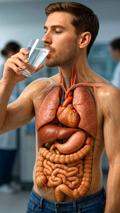 When You Drink Cold Water  Inside the Human Body-Science in Motion #humanbody #anatomy #3danimation