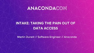 Intake: Taking the Pain Out of Data Access