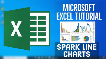 Microsoft Excel Tutorial - Spark Line Charts in MS Excel