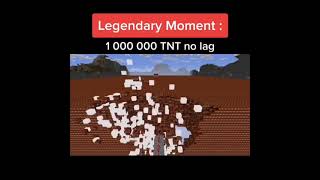 1000000 TNT blast in Minecraft with no lag ||world record||