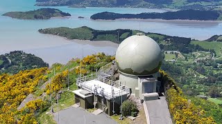 Cass Peak Radar Station by Drone - Port Hills Christchurch NZ