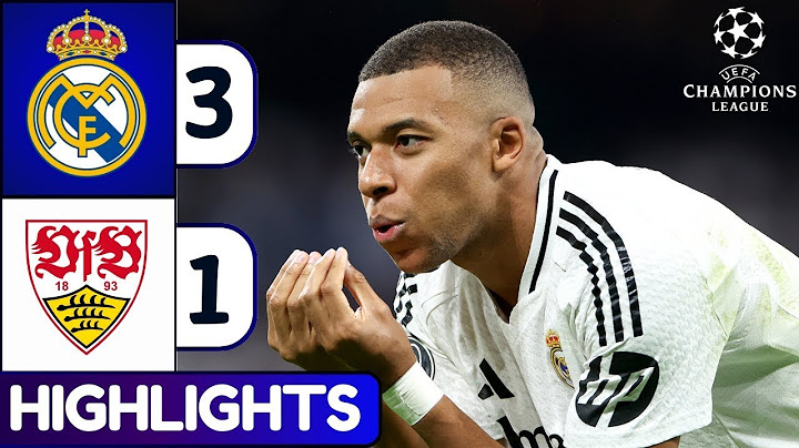 Real Madrid vs VFB Stuttgart 3-1 Highlights & All Goals 2024 HD
