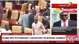 40 NDC MPs petition National Executives to reverse changes.