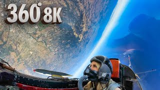 360° Extreme Fly Over Bay Area in HIGH GFORCE Top Speed  Jet Fighter VR w/ Lt. Jessica Burch