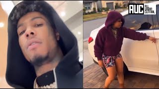 Thats Offset Baby Blueface Kicks ChriseanRock Off His Property After Trying To Drop Off Junior