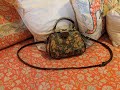 Patricia Nash Antica Mini Frame Purse in English Country Review and what fits in it