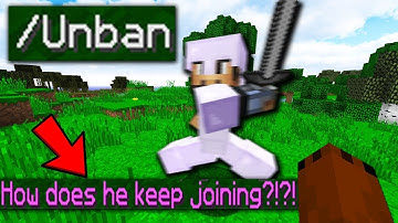 everytime my staff banned a hacker.. I secretly unbanned them..