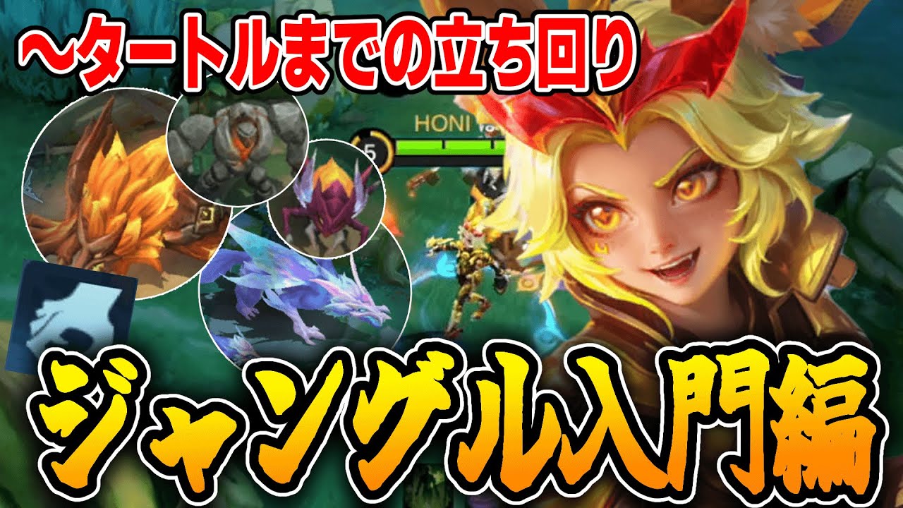 【勝率UP確実】ジャングルやりたい人必見！タートルまでの正しいファームルート教えます【モバレ/モバイルレジェンド/Mobile Legends】