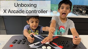 NEW X-ARCADE TANKSTICK 2021 WITH TRACKBALL &  RED M3 LED Trimode kit Unboxing game with H Brothers