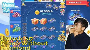 Merge Plane Unlock All 50 Planes Without DIAMOND!!