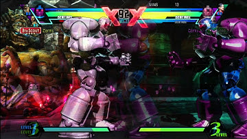 UMVC3 Combos by CorkyJay(Jill/Iron Man/Sentinel)