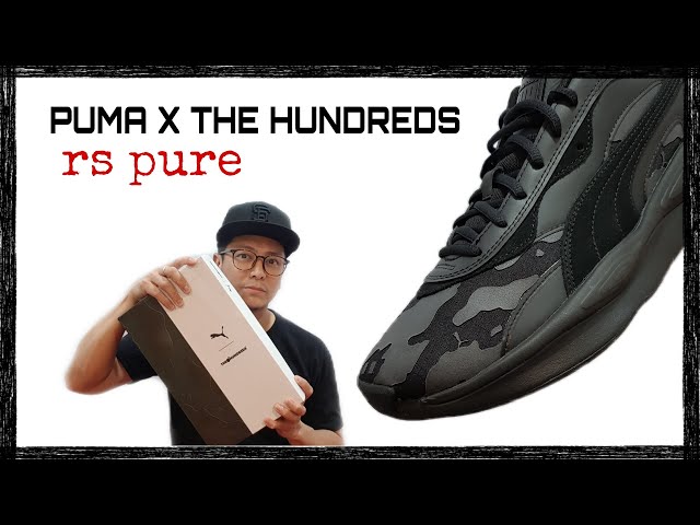 新作* Puma x THE HUNDREDS RS-Pure Puma x The Hundreds RS PURE: unboxing and on-feet - YouTube