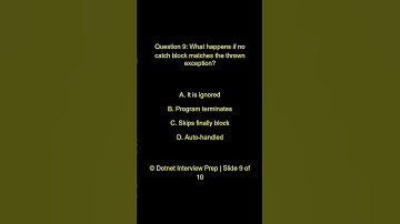 Dot Net Programming Questions – Part 1 |  Question 9  | C# Basics Practice Set | Test Your Knowledge