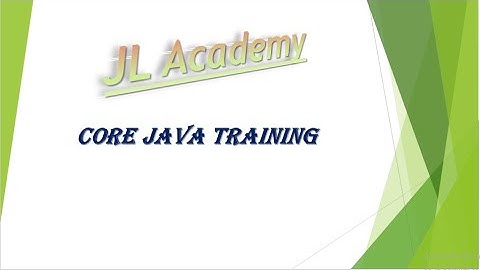 Core Java Part7-Java Arrays