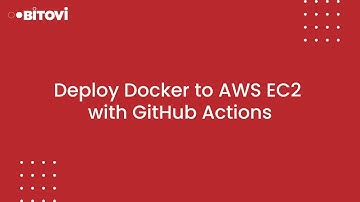 Deploy Docker to AWS EC2 with GitHub Actions