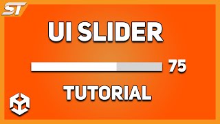 How To Create UI SLIDER in Unity (UI Tutorial 2023)