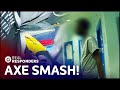 Axe-Wielding Burglar Caught Red-Handed by Solo Cop | Real Responders
