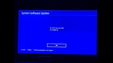 Fixed PS4 System Software Update Error Code SU-42481-9