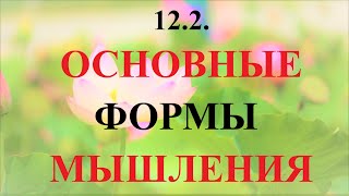 ⚡ 12.2. Основные формы мышления #вашпсихологсчасть #осознание #мышление #психология #подсознание